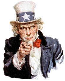 I Want You recruitment by
Uncle Sam