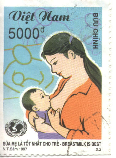 maternal image on SRV postage stamp