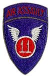 11th Air Assault Division
patch
