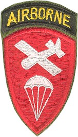 1943 shoulder sleeve insignia
of Airborne Command