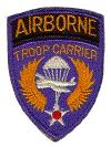 Airborne Troop Carrier
Command shoulder sleeve insignia