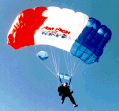 USAF Special Tactics and
Rescue Specialists Parachute Demonstration Team skydiver