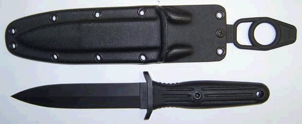 modernized high-tech version
of Applegate-Fairbairn dagger by Boker