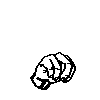 fingerspelled letter N