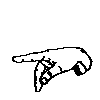 fingerspelled letter P
