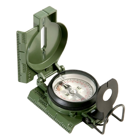 military lensatic compass