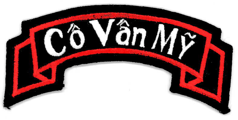 unofficial scroll
worn by American advisors