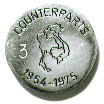 reverse side of Counterparts
challenge coin