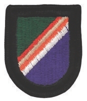 beret flash for 75th Ranger
Regiment