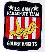 U.S. Army Golden Knights para
team badge