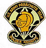 U.S. Army Golden Knights para
team badge