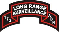 173rd Airborne Brigade Long
Range Surveillance scroll