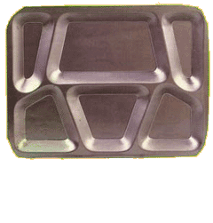 stainless steel mess tray
