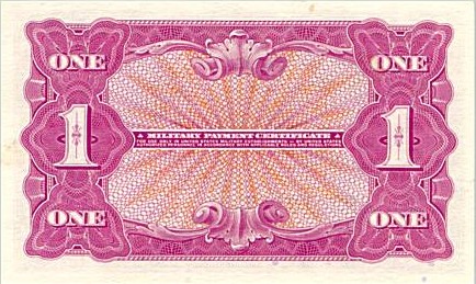 1964 series MPC $1 bill