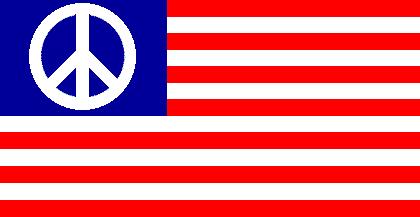 Counterculture peace flag