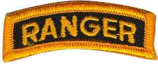 qualification shoulder tab
for U.S. Army Ranger School