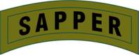 woodland subdued Sapper
qualification tab for BDU