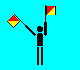 semaphor letter T