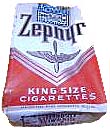 the Zephyr brand of cigarettes
featured the aviator's badge on each pack before and during WWII