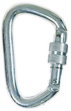 D Rings Carabiners Small Carabiner Clip Heavy Duty Webbing Release Hook Key  Chain Carabiner for Rappelling, Camping, Punching Bags, Caving Orange 